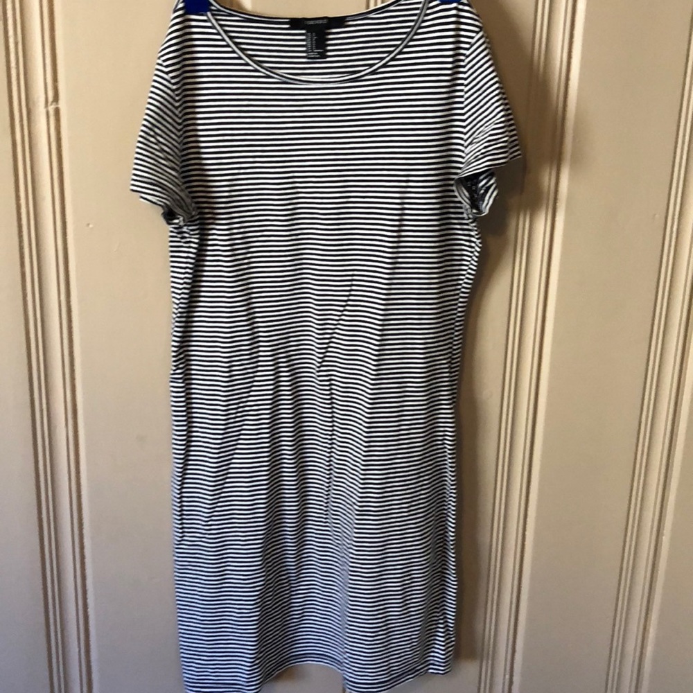Stripped t shirt dress